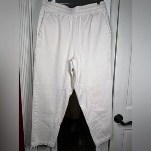 Elwood Joggers Mens Size Small Beige Tapered Drop Crotch Inseam 24